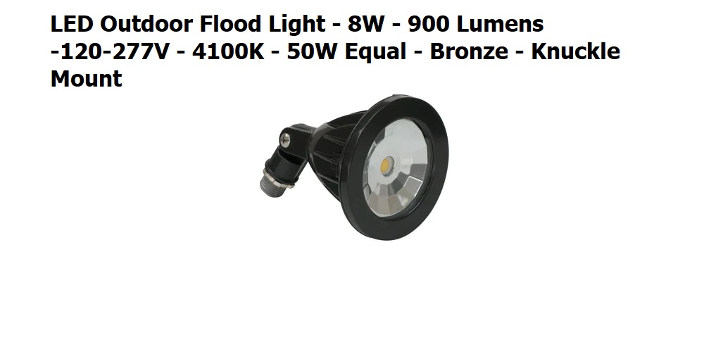 What Makes LED Flood Lights the Best Choice For Outdoor Lighting